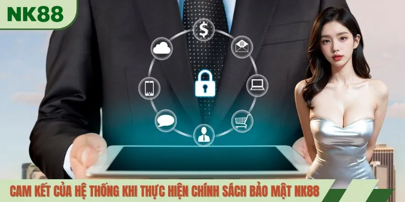 Cam kết của hệ thống khi thực hiện chính sách bảo mật NK88