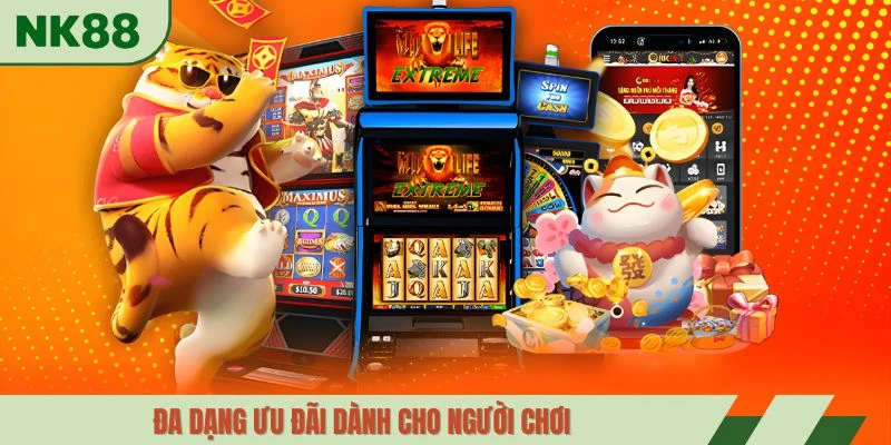 Đa dạng ưu đãi dành cho người chơi